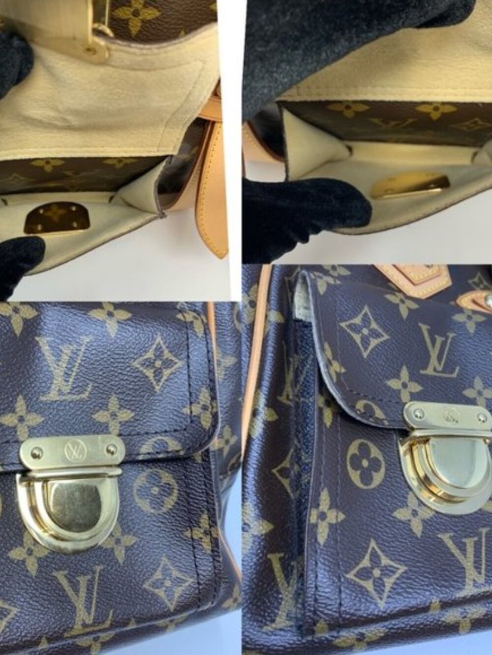 LOUIS VUITTON Monogram Canvas Manhattan GM - Picture 3 of 15
